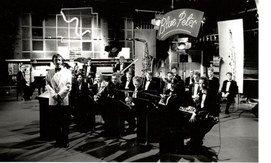 Aylesbury Music Centre Dance Band on Blue Peter, 1992